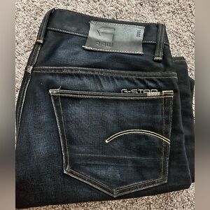 G-Star Men's Dark Blue Jeans